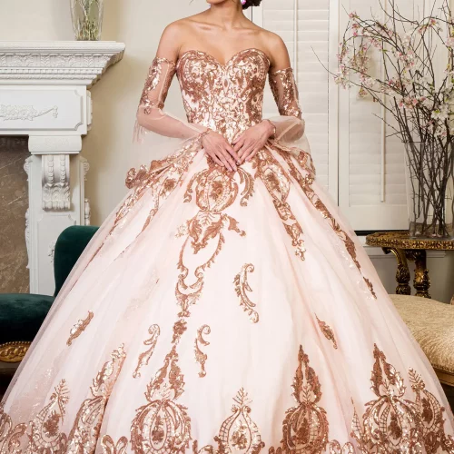 gl1914-champagne-1-floor-length-quinceanera-mesh-sequin-glitter-corset-strapless-sweetheart-ball-gown