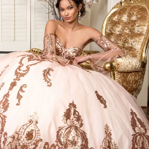 gl1914-champagne-6-floor-length-quinceanera-mesh-sequin-glitter-corset-strapless-sweetheart-ball-gown
