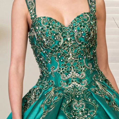 gl1930-green-3-floor-length-quinceanera-satin-embroidery-jewel-corset-straps-sweetheart-ball-gown