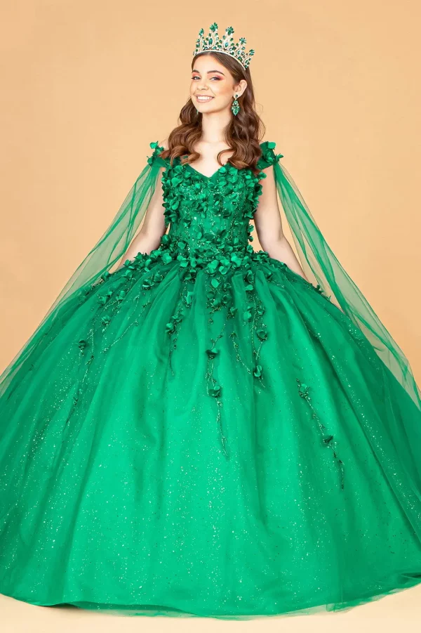 gl1974-emerald-green-1-floor-length-quinceanera-mesh-applique-glitter-corset-cap-sleeve-v-neck-ball-gown