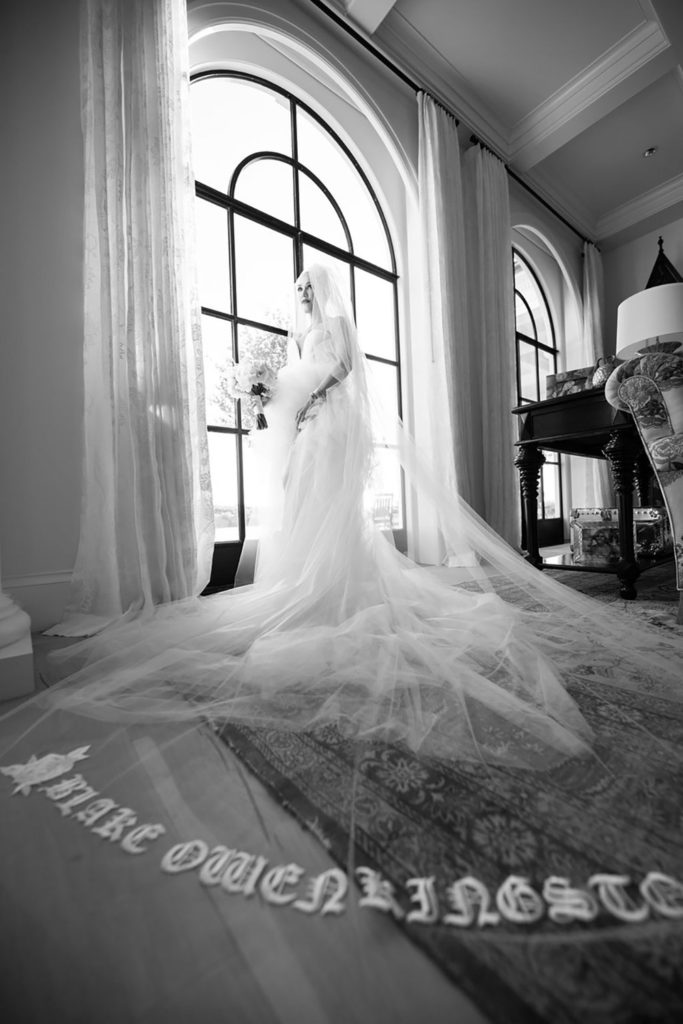 Gwen Stefani in wedding dress