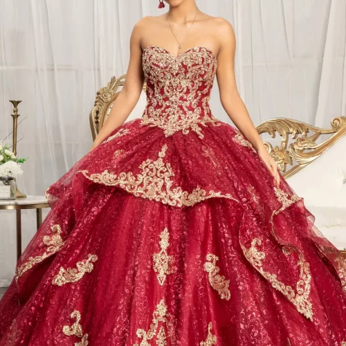 gl1987-burgundy-1-floor-length-quinceanera-mesh-glitter-corset-sleeveless-sweetheart-ball-gown