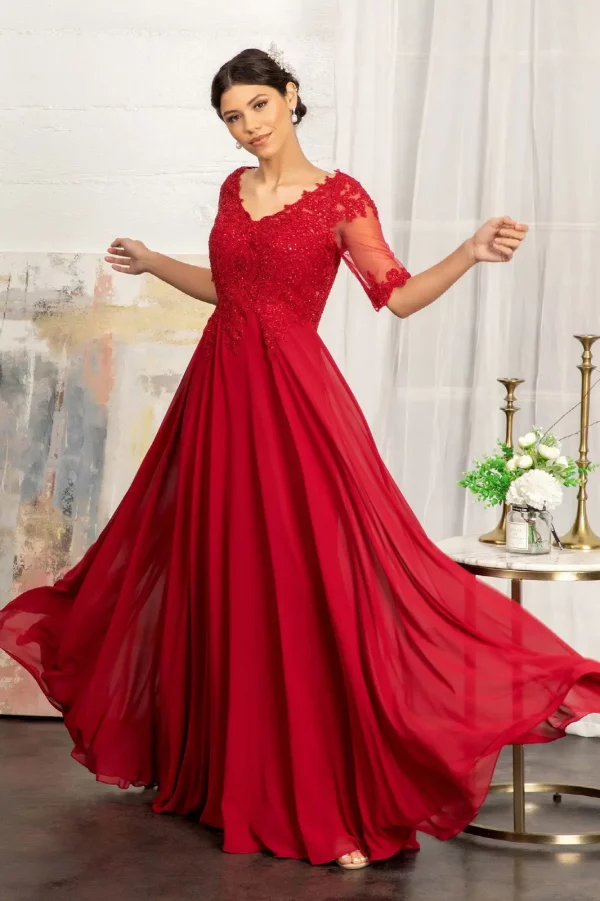 gl1982-burgundy-3-long-wedding-gowns-mother-of-bride-chiffon-embroidery-jewel-zipper-v-back-short-sleeve-v-neck-a-line
