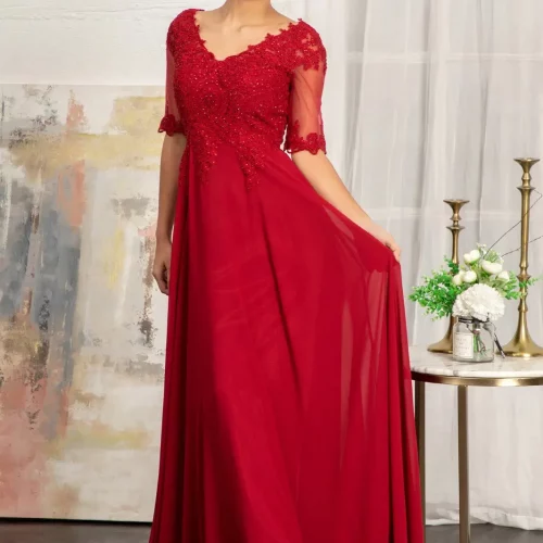 gl1982-burgundy-4-long-wedding-gowns-mother-of-bride-chiffon-embroidery-jewel-zipper-v-back-short-sleeve-v-neck-a-line