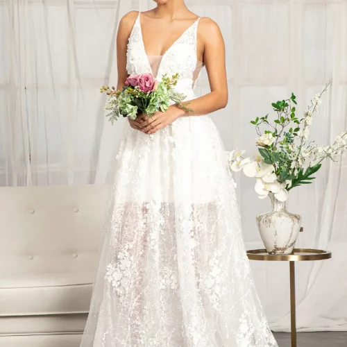 gl1984-white-3-long-wedding-gowns-gala-red-carpet-mesh-applique-embroidery-jewel-zipper-spaghetti-strap-v-neck-a-line