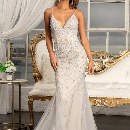 gl3000-grey-nude-1-long-prom-pageant-mesh-applique-beads-jewel-open-zipper-spaghetti-strap-v-neck-mermaid