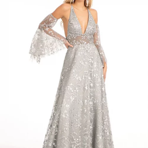 gl3002-gray-1-long-prom-pageant-mother-of-bride-mesh-glitter-netting-glitter-open-straps-zipper-long-sleeve-v-neck-a-line