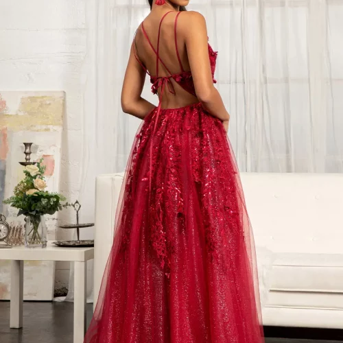 gl3033-burgundy-2-long-prom-pageant-mother-of-bride-lace-mesh-glitter-netting-applique-embroidery-sequin-glitter-zipper-corset-cut-out-back-spaghetti-strap-sweetheart-a-line-slit