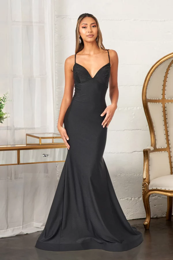 gl3035-black-1-tail-prom-pageant-jersey-beads-open-lace-up-straps-zipper-corset-spaghetti-strap-sweetheart-mermaid