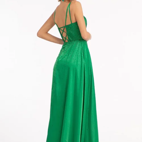 gl3039-emerald-green-2-long-prom-pageant-satin-beads-lace-up-zipper-spaghetti-strap-illusion-sweetheart-a-line