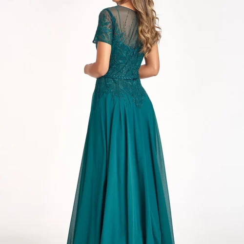 gl3067-teal-2-long-prom-pageant-mother-of-bride-chiffon-beads-embroidery-open-zipper-v-back-short-sleeve-boat-neck-a-line