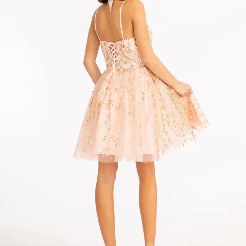 gs1998-rose-gold-2-short-homecoming-cocktail-mesh-applique-glitter-lace-up-zipper-spaghetti-strap-v-neck-babydoll