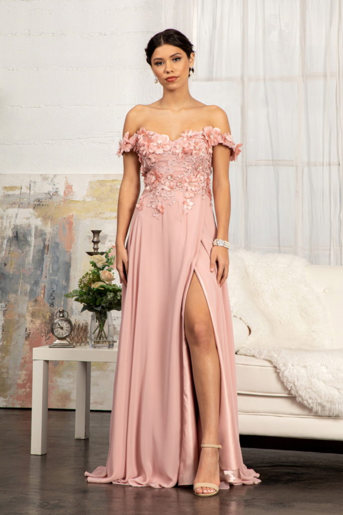 dusty rose mother of the bride gown