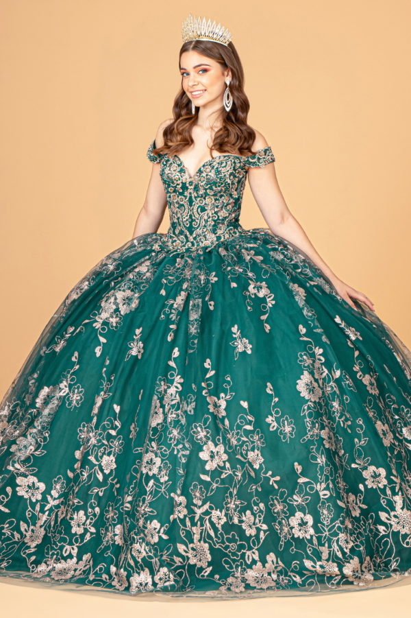 ball gown with crown
