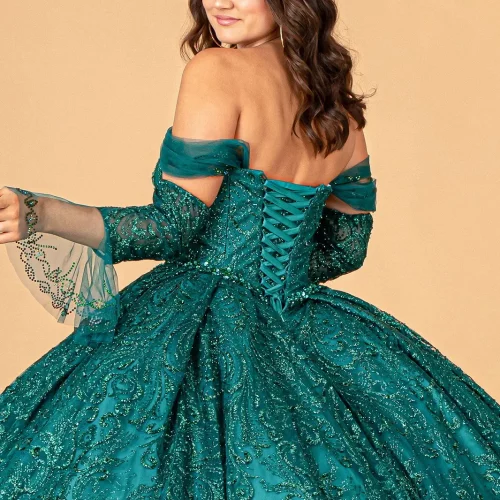 gl3073-green-d2-floor-length-quinceanera-mesh-beads-jewel-glitter-zipper-corset-off-shoulder-sweetheart-ball-gown