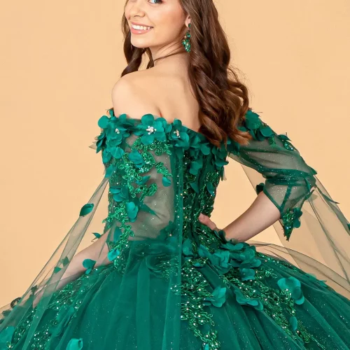 gl3075-green-d2-floor-length-quinceanera-mesh-applique-embroidery-jewel-sequin-glitter-zipper-corset-three-quarter-sleeve-sleeve-off-the-shoulder-ball-gown