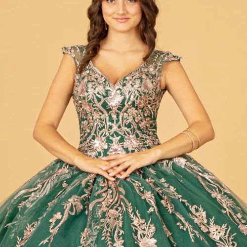 gl3076-green-d1-floor-length-quinceanera-mesh-embroidery-sequin-glitter-zipper-corset-sleeveless-v-neck-ball-gown