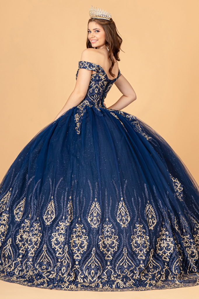 GL3079 | Off Shoulder Embroidered Quinceanera Gown | GLS