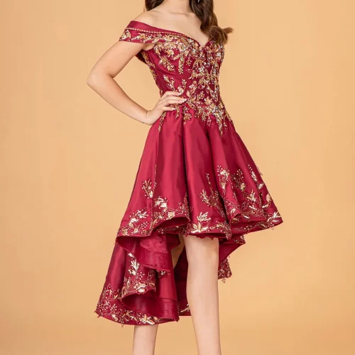 gl3098-burgundy-gold-5-floor-length-quinceanera-mesh-satin-beads-jewel-glitter-corset-covered-cut-away-shoulder-v-neck-ball-gown-two-piece