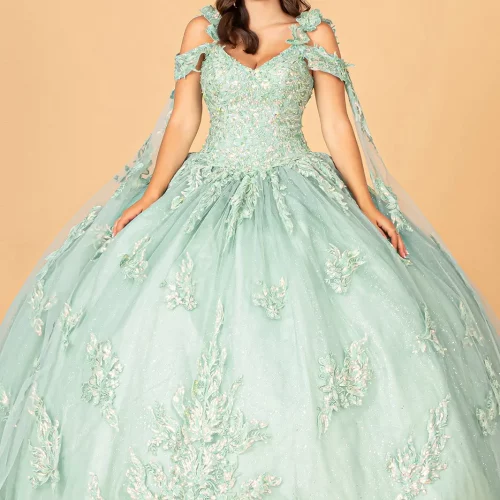 gl3099-sage-1-floor-length-quinceanera-mesh-applique-beads-embroidery-sequin-glitter-corset-cut-away-shoulder-v-neck-ball-gown