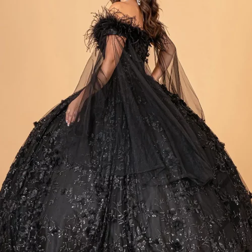 gl3101-black-2-floor-length-quinceanera-mesh-applique-sequin-glitter-corset-cut-away-shoulder-sweetheart-ball-gown