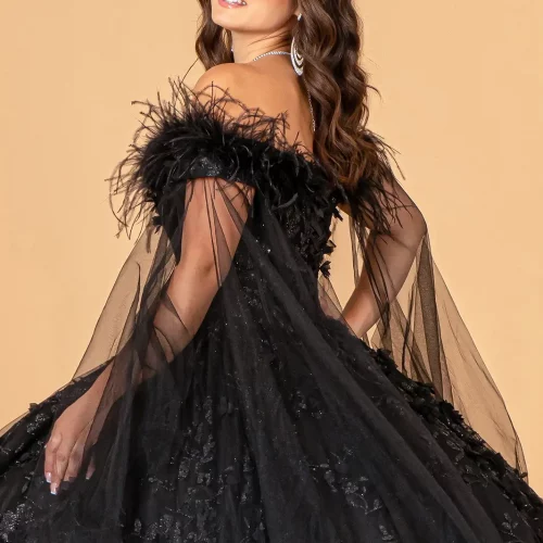 gl3101-black-d2-floor-length-quinceanera-mesh-applique-sequin-glitter-corset-cut-away-shoulder-sweetheart-ball-gown