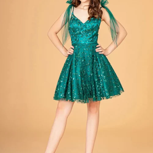 gs3088-emerald-green-1-short-homecoming-cocktail-mesh-applique-jewel-sequin-glitter-sheer-open-lace-up-zipper-spaghetti-strap-sweetheart-babydoll