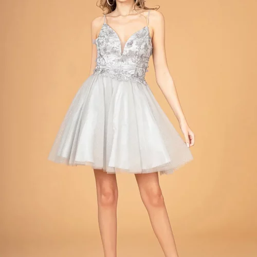 gs3089-silver-3-short-homecoming-cocktail-mesh-applique-embroidery-sequin-glitter-open-zipper-spaghetti-strap-illusion-sweetheart-babydoll