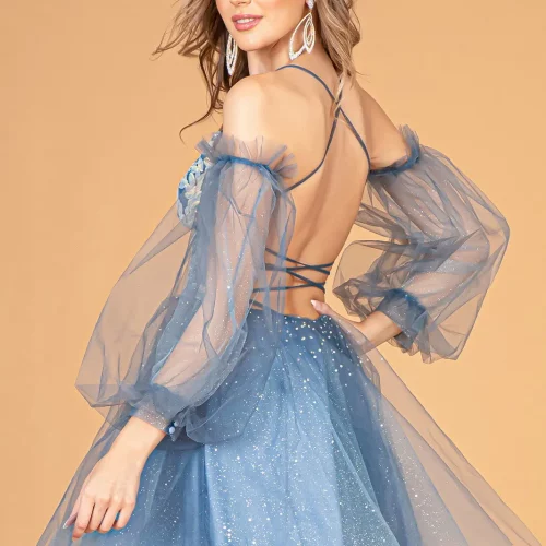 gs3095-smoky-blue-d2-short-homecoming-cocktail-mesh-jewel-sequin-glitter-open-lace-up-zipper-spaghetti-strap-sweetheart-babydoll