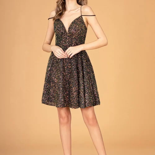 gs3097-black-gold-1-short-homecoming-cocktail-sequin-sequin-open-zipper-cut-away-shoulder-sweetheart-babydoll