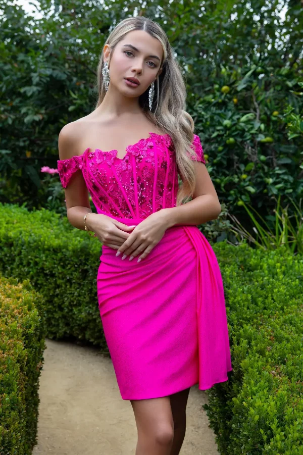 Glitter Jersey Sweetheart Neckline Bodycon Dress