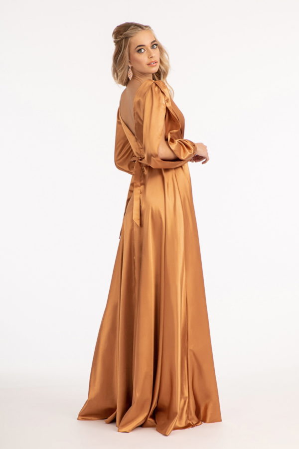 sienna satin mother of the bride dress