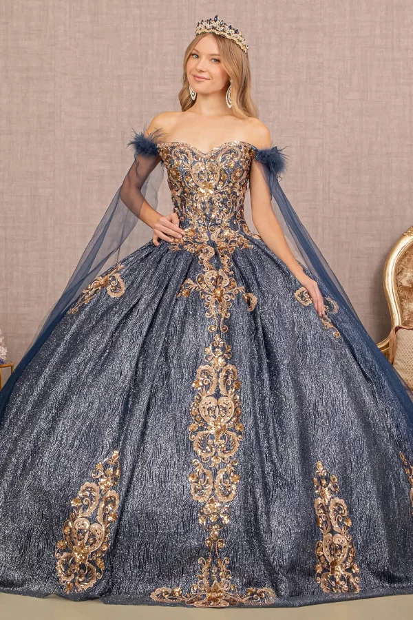 gl3107-navy-1-floor-length-quinceanera-mesh-beads-feather-embroidery-sequin-glitter-zipper-corset-straps-sweetheart-ball-gown