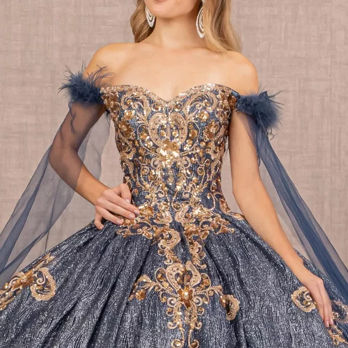 gl3107-navy-d1-floor-length-quinceanera-mesh-beads-feather-embroidery-sequin-glitter-zipper-corset-straps-sweetheart-ball-gown