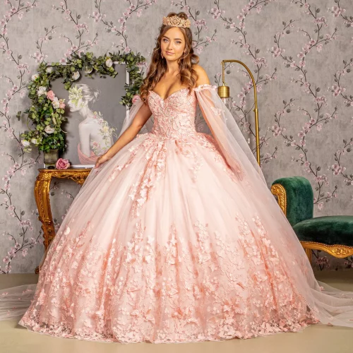 gl3110-blush-3-tea-length-kids-mesh-embroidery-sequin-glitter-lace-up-zipper-corset-cut-away-shoulder-v-neck-ball-gown