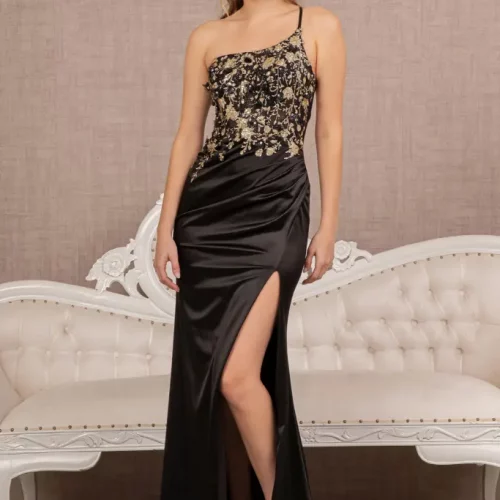 gl3125-black-11-floor-length-prom-pageant-satin-mesh-applique-beads-metallic-sequin-glitter-sheer-open-lace-up-zipper-strapless-straight-across-mermaid