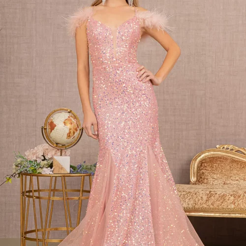 gl3130-rose-gold-1-long-prom-pageant-glitter-crepe-feather-sequin-glitter-open-lace-up-straps-zipper-spaghetti-strap-illusion-sweetheart-trumpet