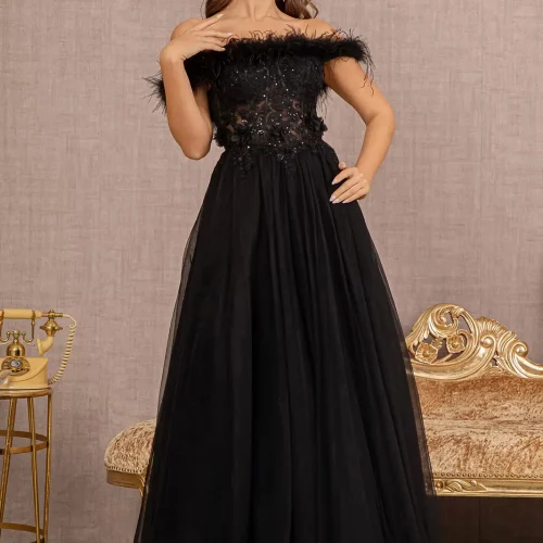 gl3138-black-1-long-prom-pageant-mesh-applique-feather-embroidery-sequin-sheer-zipper-straps-straight-across-a-line