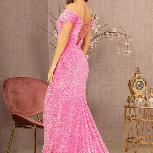 gl3148-pink-2-long-prom-pageant-velvet-sequin-open-lace-up-zipper-off-shoulder-illusion-sweetheart-mermaid