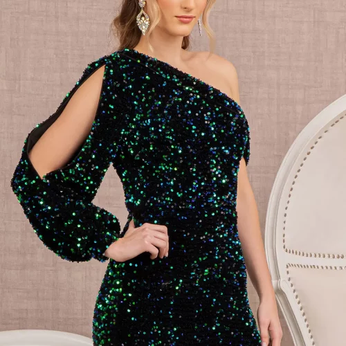 gl3159-green-d1-long-prom-pageant-mother-of-bride-gala-red-carpet-new-arrivals-velvet-sequin-open-zipper-one-shoulder-asymmetric-mermaid