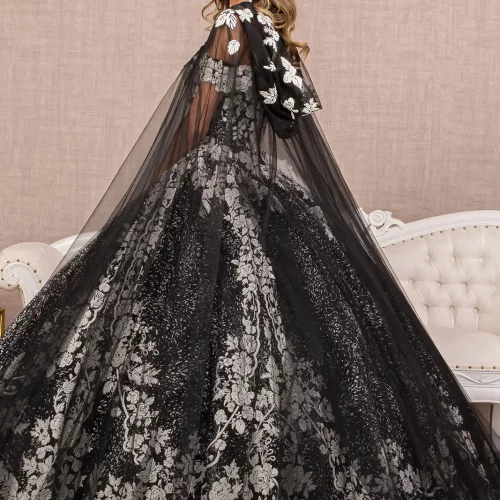 gl3168-black-white-2-floor-length-quinceanera-new-arrivals-mesh-glitter-zipper-corset-off-shoulder-illusion-sweetheart-ball-gown