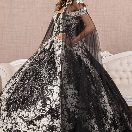 gl3168-black-white-3-floor-length-quinceanera-new-arrivals-mesh-glitter-zipper-corset-off-shoulder-illusion-sweetheart-ball-gown