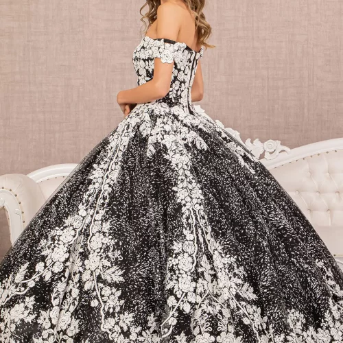 gl3168-black-white-4-floor-length-quinceanera-new-arrivals-mesh-glitter-zipper-corset-off-shoulder-illusion-sweetheart-ball-gown