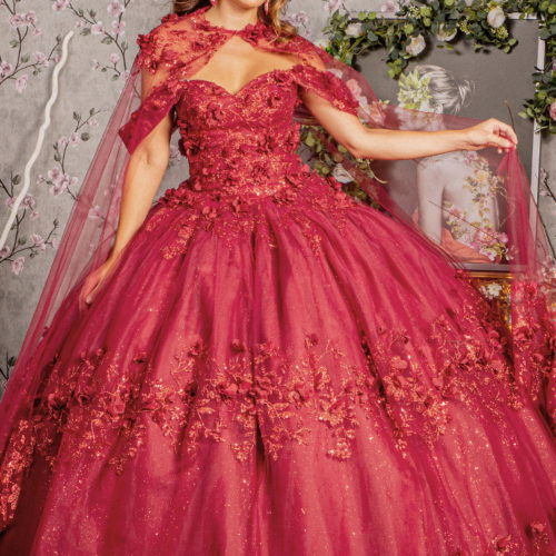 gl3179-burgundy-1-floor-length-quinceanera-mesh-applique-sequin-glitter-zipper-corset-off-shoulder-sweetheart-ball-gown-cape