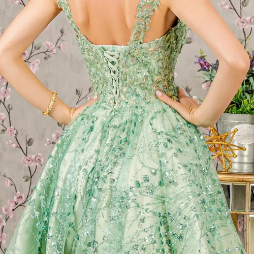 gs3187-sage-d2-short-homecoming-cocktail-mesh-applique-embroidery-sequin-glitter-zipper-corset-straps-sweetheart-babydoll-butterfly