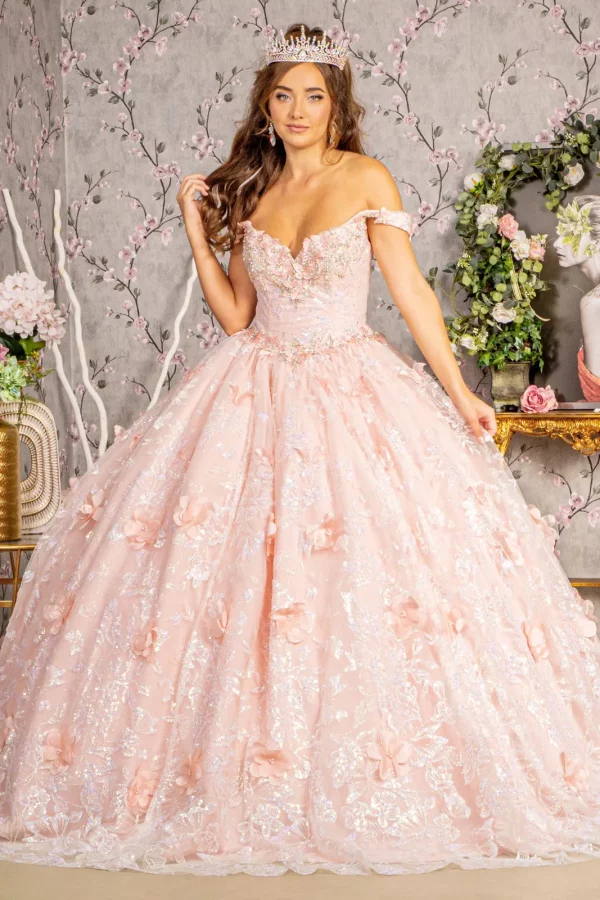 gl3183-blush-1-floor-length-quinceanera-mesh-applique-beads-jewel-sequin-glitter-open-zipper-corset-straps-sweetheart-ball-gown-butterfly