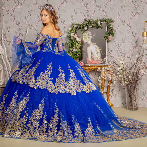 gl3184-royal-blue-gold-3-floor-length-quinceanera-mesh-embroidery-metallic-sequin-glitter-zipper-corset-long-sleeve-sweetheart-ball-gown