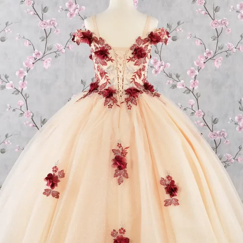 gk115-burgundy-nude-2-tea-length-kids-mesh-applique-beads-embroidery-glitter-open-lace-up-zipper-corset-cut-away-shoulder-sweetheart-ball-gown