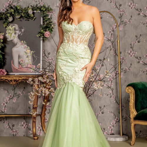 gl3211-light-green-1-long-prom-pageant-mesh-applique-beads-embroidery-glitter-sheer-open-lace-up-zipper-corset-strapless-sweetheart-trumpet