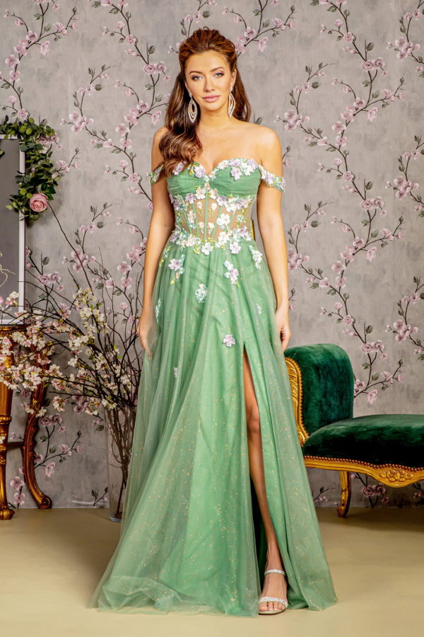 gl3227-sage-1-long-prom-pageant-mesh-applique-embroidery-jewel-glitter-sheer-open-lace-up-zipper-corset-off-shoulder-sweetheart-a-line